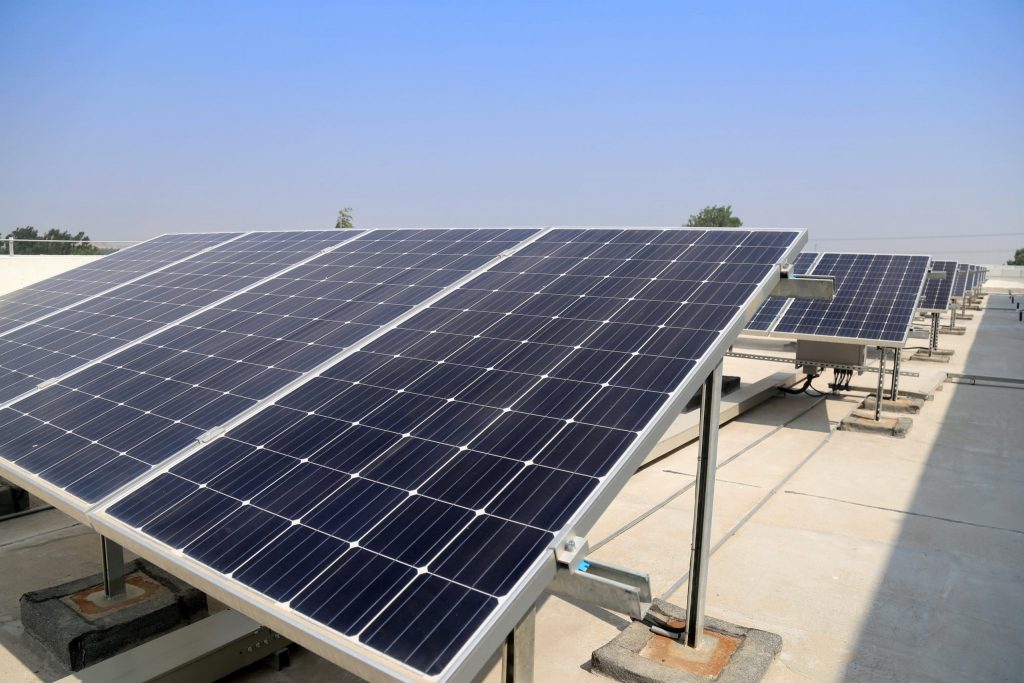 Business solar panels