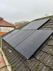 Installation of solar panels in Market Rasen