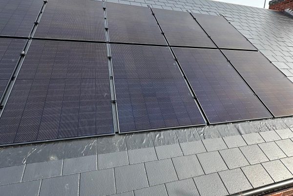In-Roof solar panel installation