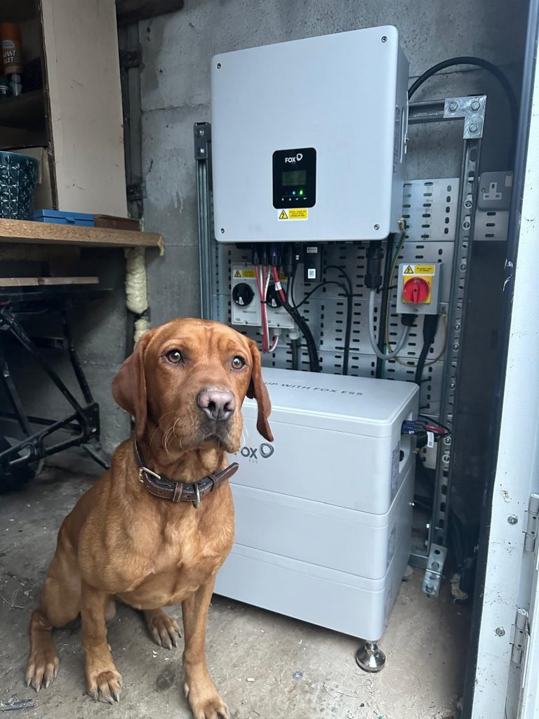 Solar Panel Battery at Home