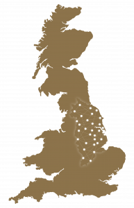 Lincs Renewables services location map