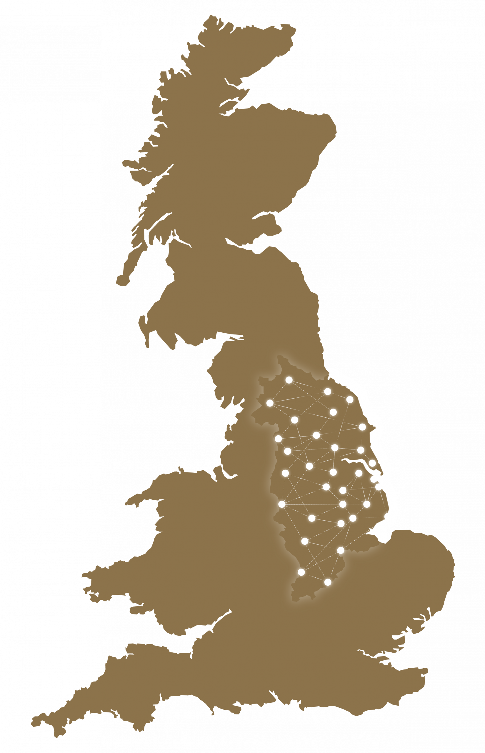 Lincs Renewables services location map
