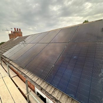 Caistor solar panel installation