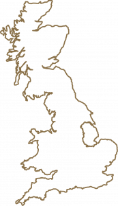 Outline of Great Britain island