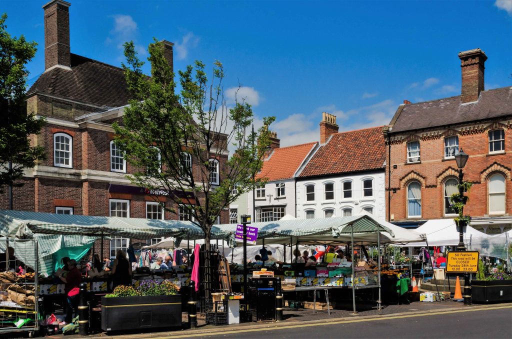 Louth town market