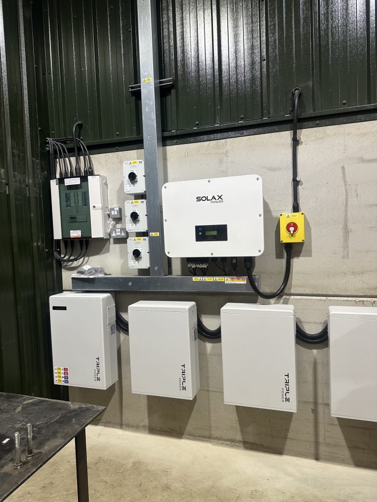 warehouse solar panel battery
